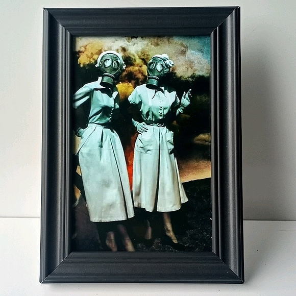 GasMask Nurses Edgy Oddity Gothic Punk Rock Home - Picture 5 of 7